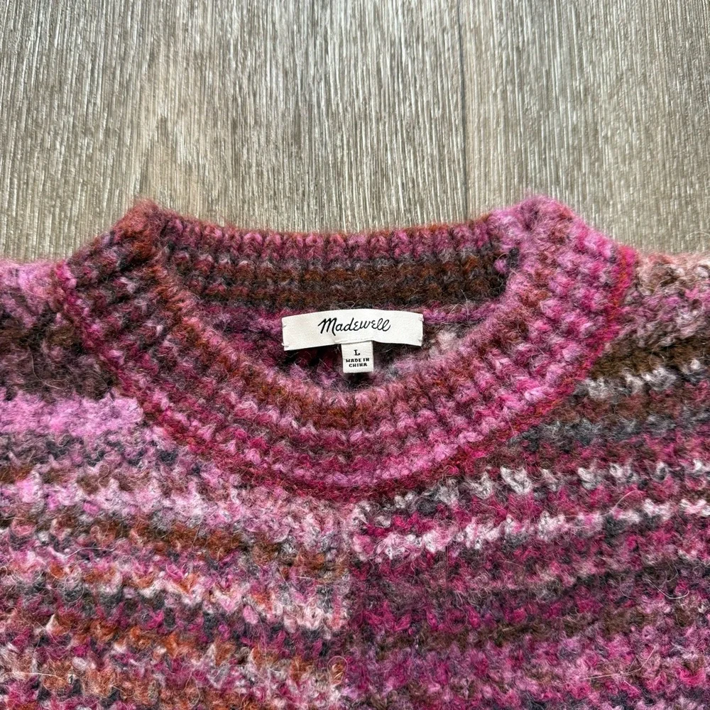 Madewell Space-Dyed Crewneck Sweater - Picture 5 of 6